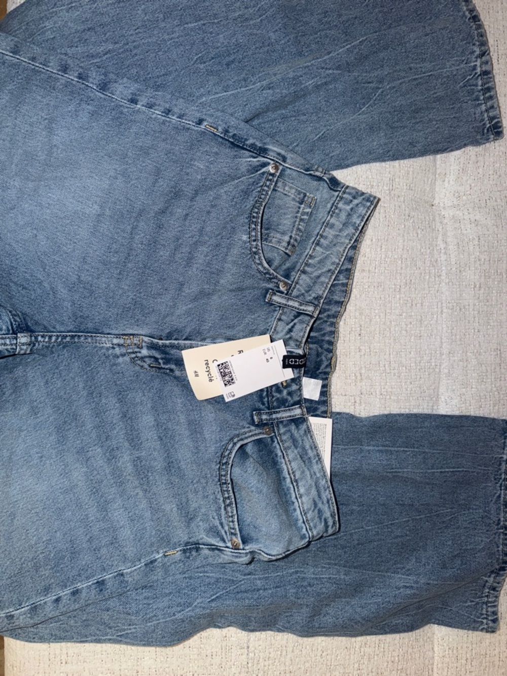 H&M Women's Skinny Jeans - Light Blue Denim